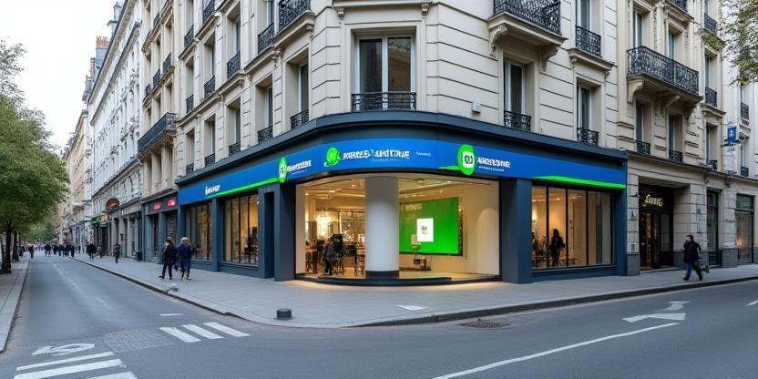Siège d'ExpressLogistique FR dans le centre de Paris, vue extérieure